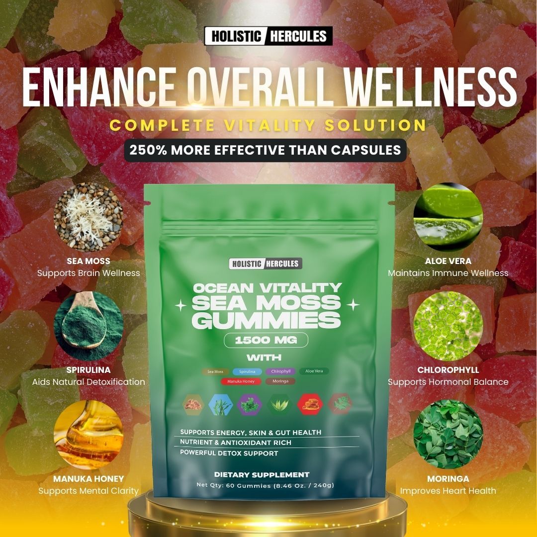 Hercules Sea Moss Gummies (Energy & Libido Boosting)