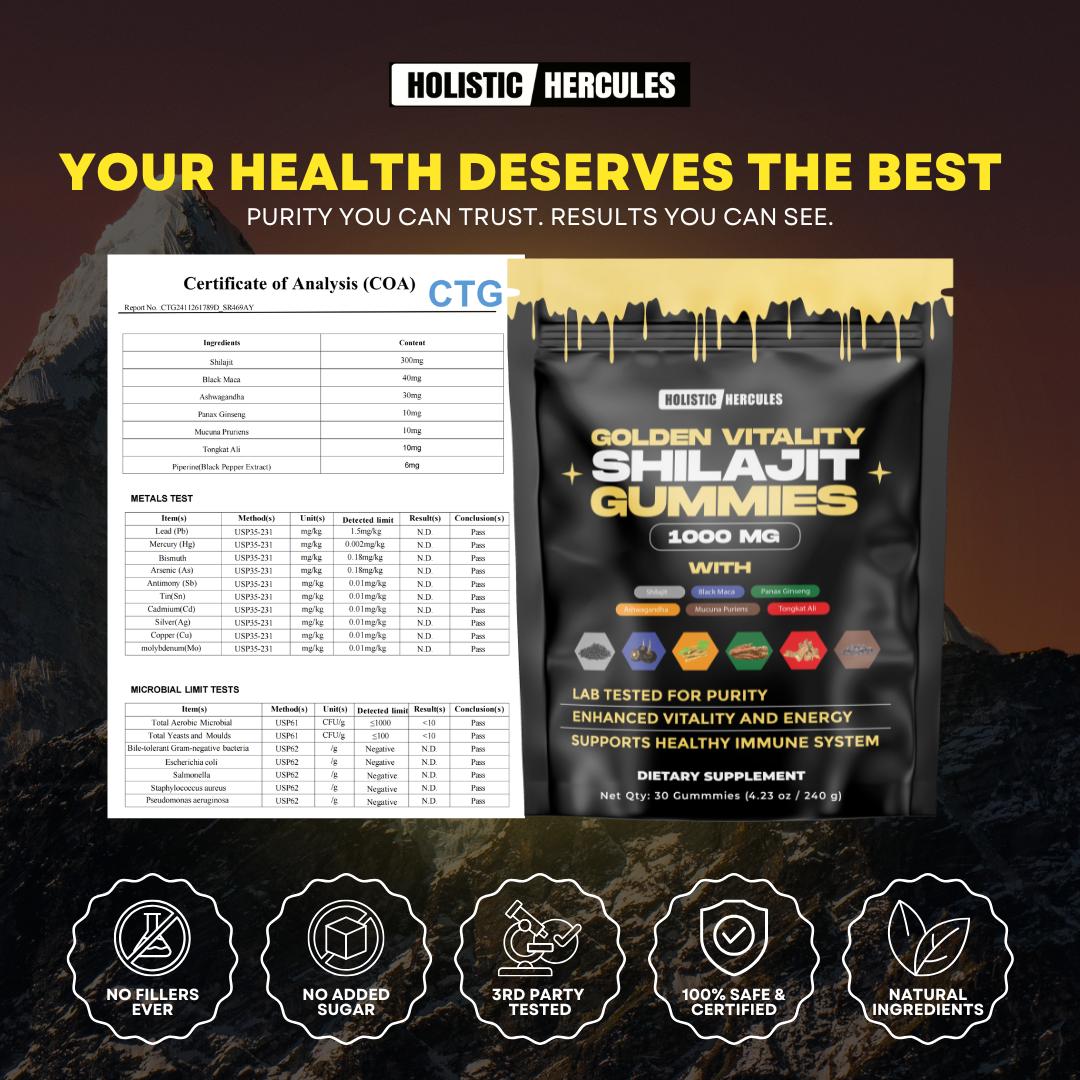 Hercules Shilajit Gummies (Subscribe & Save)