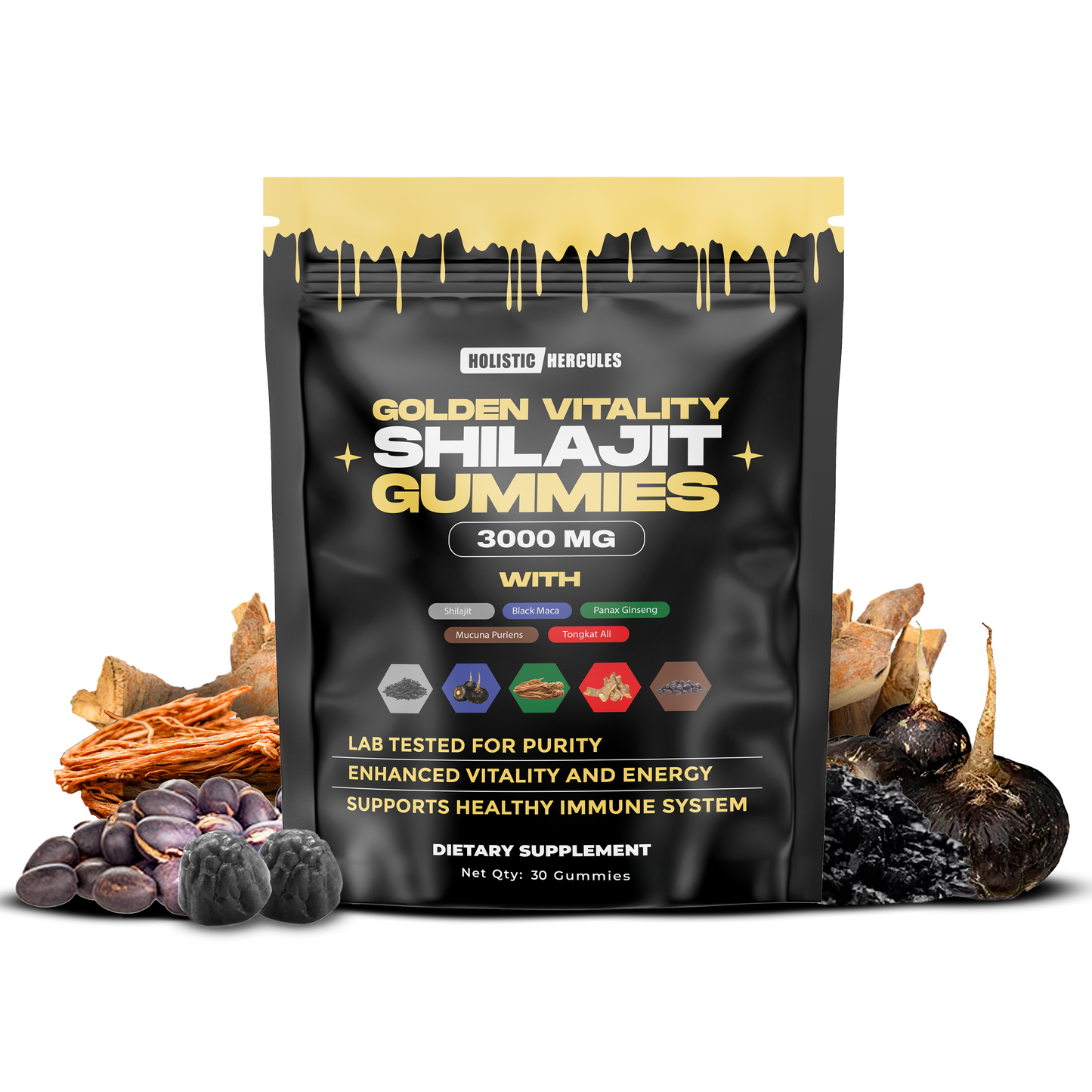 Holistic Hercules Shilajit Gummies