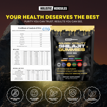 Holistic Hercules Shilajit Gummies